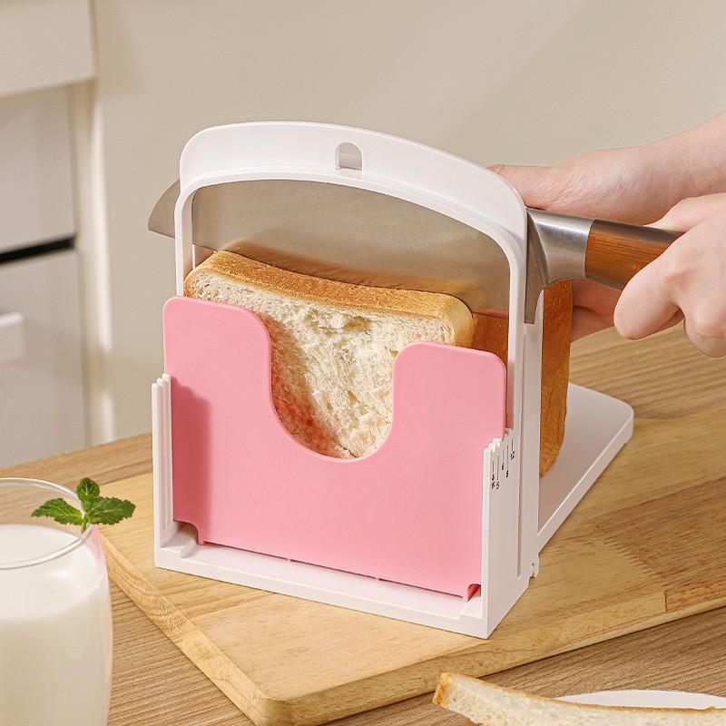 Bread Slicer Toast Mold Kitchen Tool, Kitchen Utensils, Bread Cutter Baking Machine Slicing Rack, Essential Bakery Equipment for Home Use