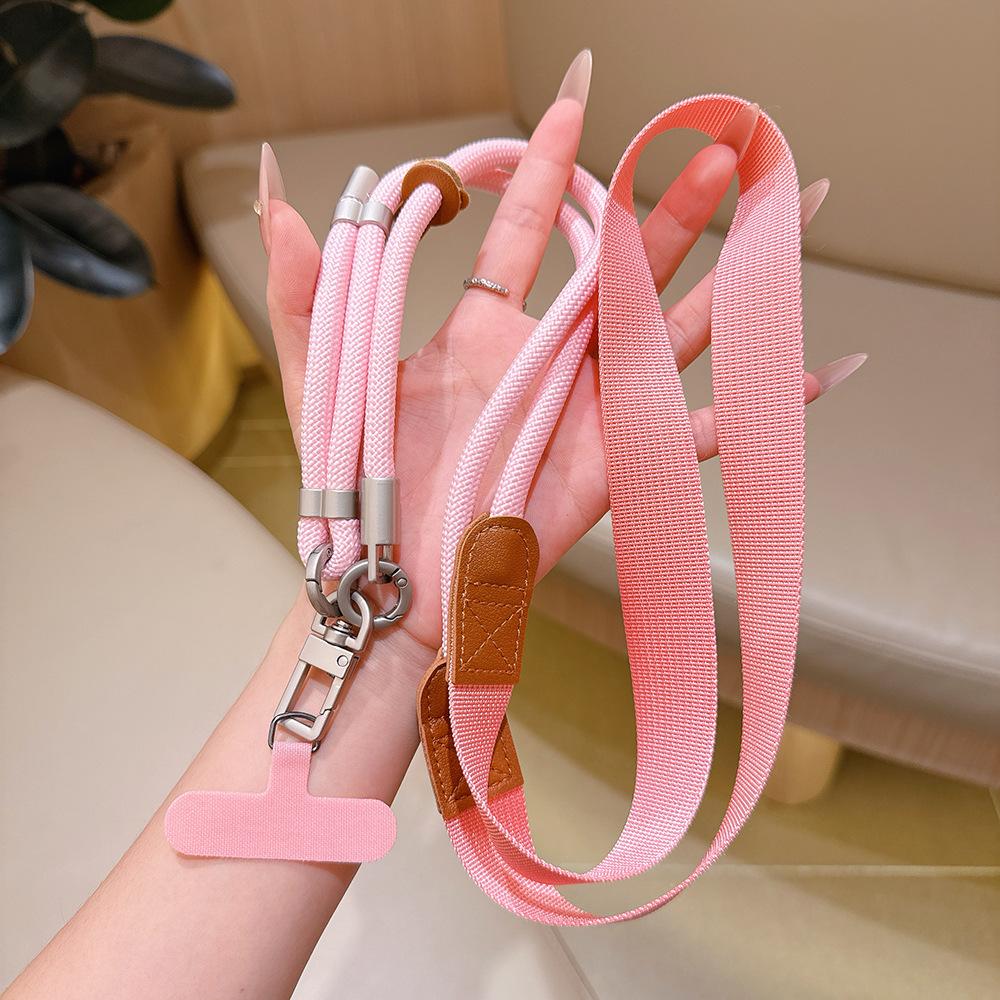 1 Pc Wide Shoulder Strap Crossbody Phone Lanyard, Adjustable Length, Premium Bag & Camera Strap, Anti-Theft for Outdoor Travel
