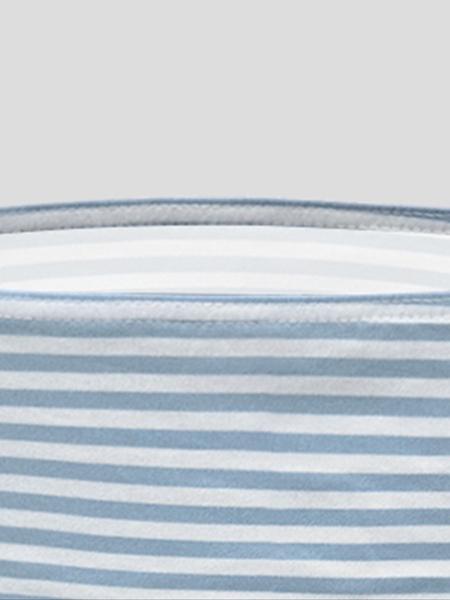 Women's Striped Print Ruched Crop Tube Top, Casual Strapless Cropped Top for Summer, Ladies Clothes for Daily Wear