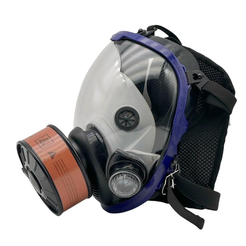Reusable Anti-Fog Anti-Toxic Full Face Mask with Filter, Gas and Dust Protection, Ideal for Painting, Woodworking, Construction and DIY