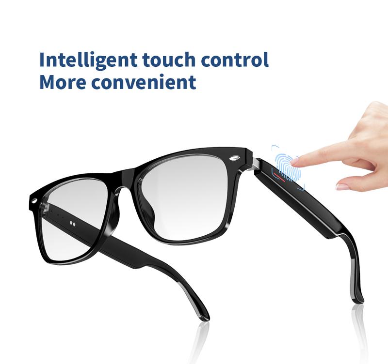 E13 Smart Glasses UV Protection Anti-Blue Light , Bluetooth Glasses Compatible for Men & Women , Black Multifunctional Wireless Sunglass , Wearable Digital Electronic Gadgets E13 Smart Glasses UV Protection Anti-Blue Light , Bluetooth Glasses Compatible for Men & Women , Black Multifunctional Wireless Sunglass , Wearable Digital Electronic Gadgets