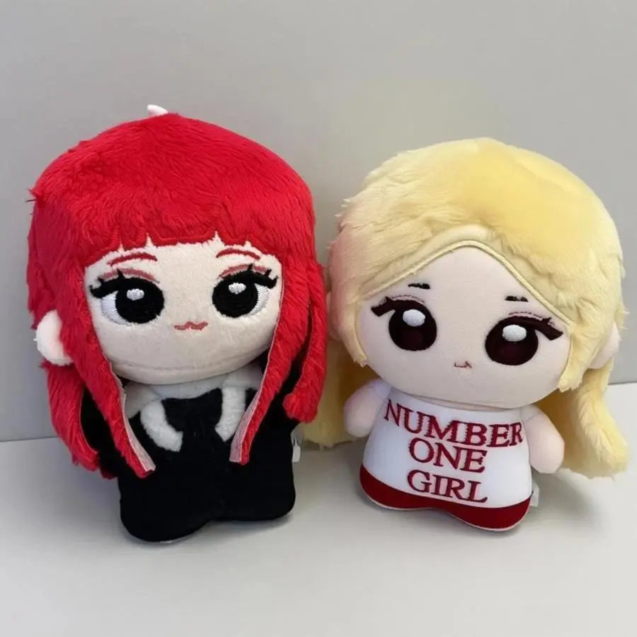 10cm Anime Ruby Jennie Plushie Stuffed Doll Kawaii Rosé Plush Pandents Keychain Doll Toys Collectible Fans Gifts