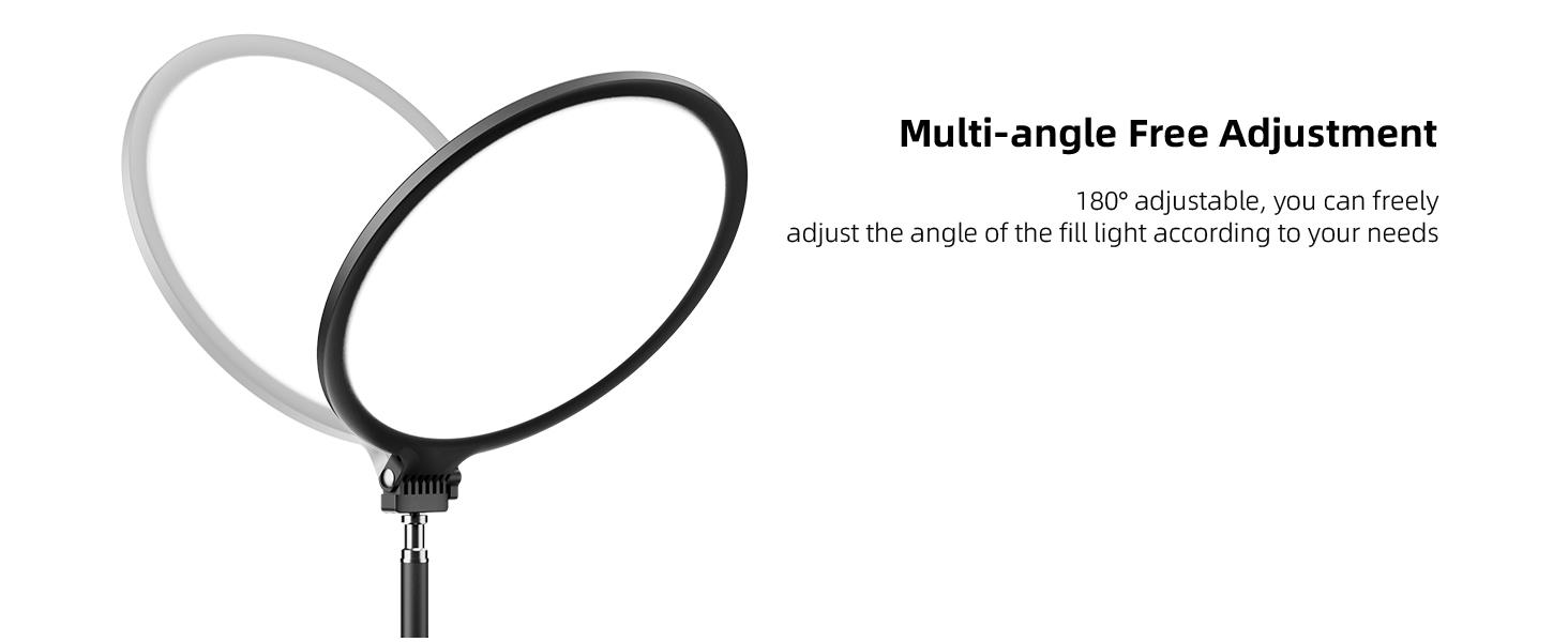 Weilisi 10.5" Ring Light with 69" Tripod Stand, Phone Holder & Remote – Dimmable LED Circle Light for Live Streaming, Makeup, YouTube, TikTok, Selfie Photography (Compatible with iPhone/Android)