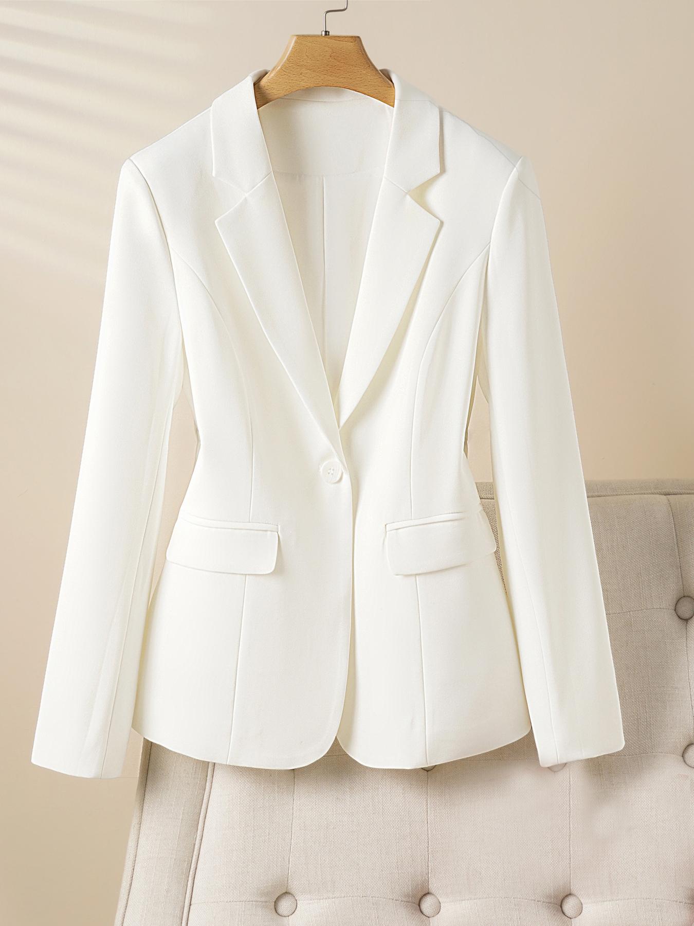 Women's Fashion Blazer Jacket, Professional Office Wear, Stylish Ladies Suit Coat, Elegant Workwear Outerwear for Women