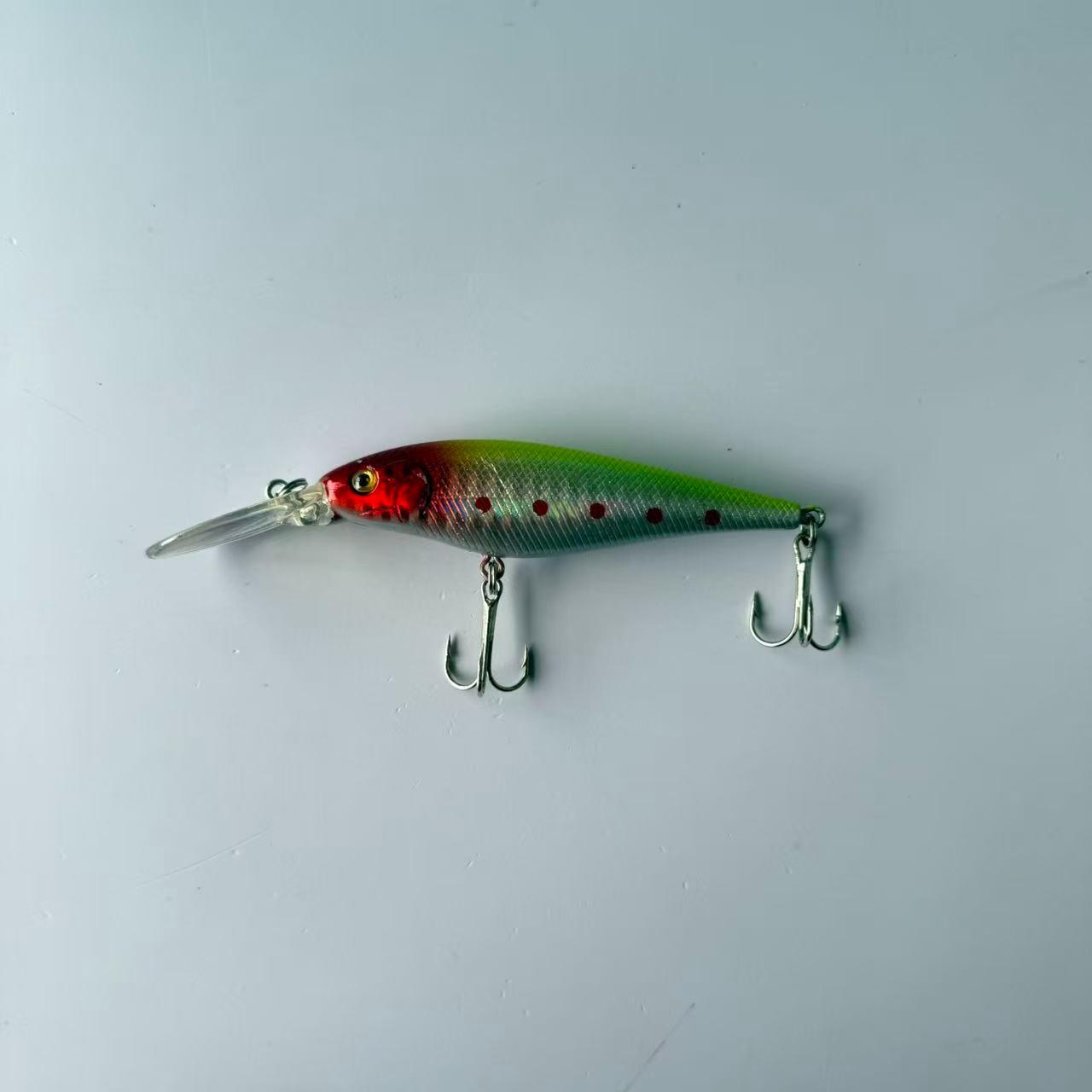 Reproduction of a famous brand, bestseller, 1 piece, Lure Long Tongue Floating Deep Diving Minnow Imitation Fish Bait for Walleye, suitable for freshwater and saltwater fishing, fishing accessories, tackle, and gear
