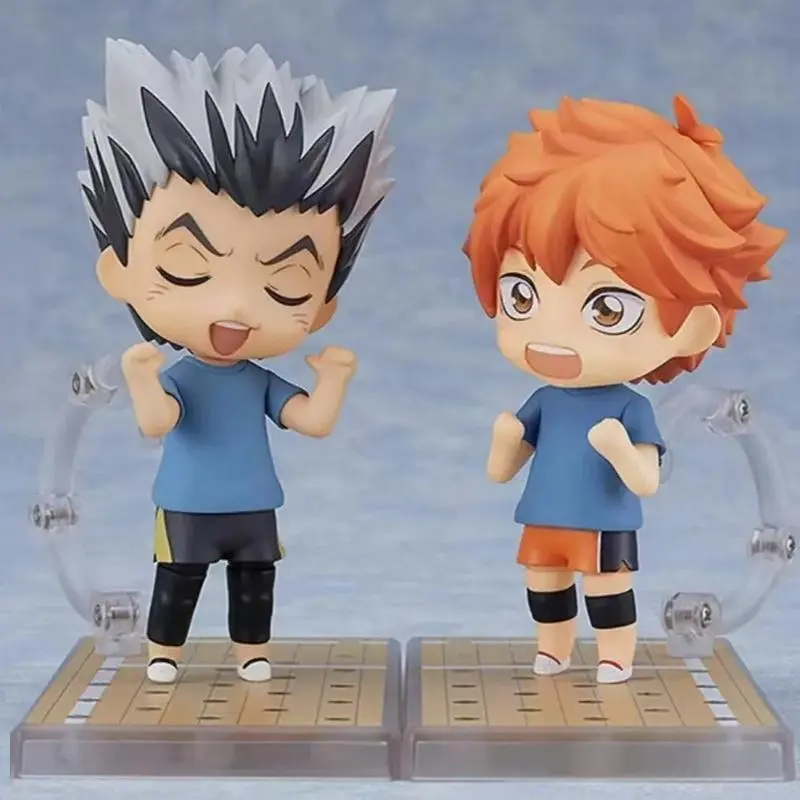 2026 Hot selling toys Haikyuu!! Hinata Shoyo Kotaro Bokuto Q-Version Anime Action Figure Collectible Model Doll Pc Case Decor Tabletop Figurine Toy Internet-famous toy