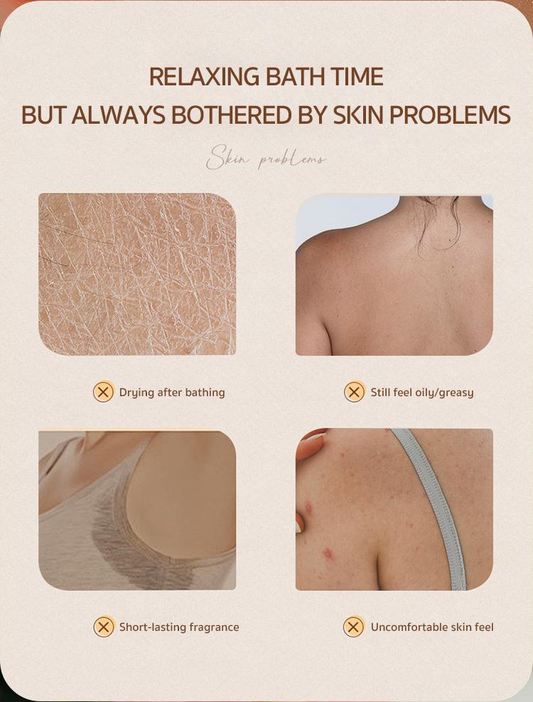 Body Care Liquid, Body Moisturizing Shower Gel, Deep Moisturizing 24-Hour Lotion-Like Soft Skin Moisturizing Cleansing Liquid, Deep Moisturizing, Sulfate-Free and Paraben-Free, Suitable for Men and Women, 500ml Body Care Liquid, Body Moisturizing Shower Gel, Deep Moisturizing 24-Hour Lotion-Like Soft Skin Moisturizing Cleansing Liquid, Deep Moisturizing, Sulfate-Free and Paraben-Free, Suitable for Men and Women, 500ml