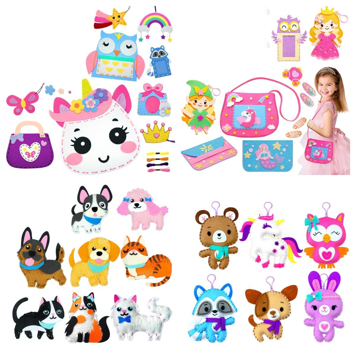 66pcs Thin Felt Fabric, Various Colors 10/15/20/30cm, Multi-Size Stiff Felt Cloth for Crafts DIY Sewing Projects Decoration Non-Woven Felt Material