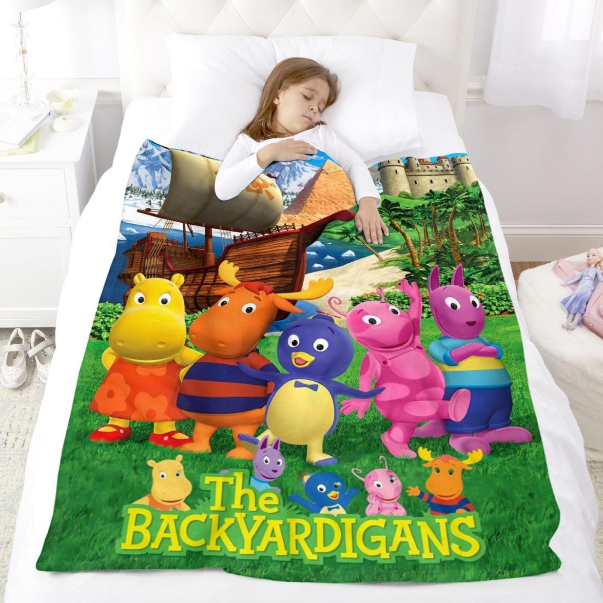 The Backyardigans Soft Throw Blanket, Glam Christmas Gift for Child & Adults, All-Seasons Use for Bed, Sofa, Office Couch