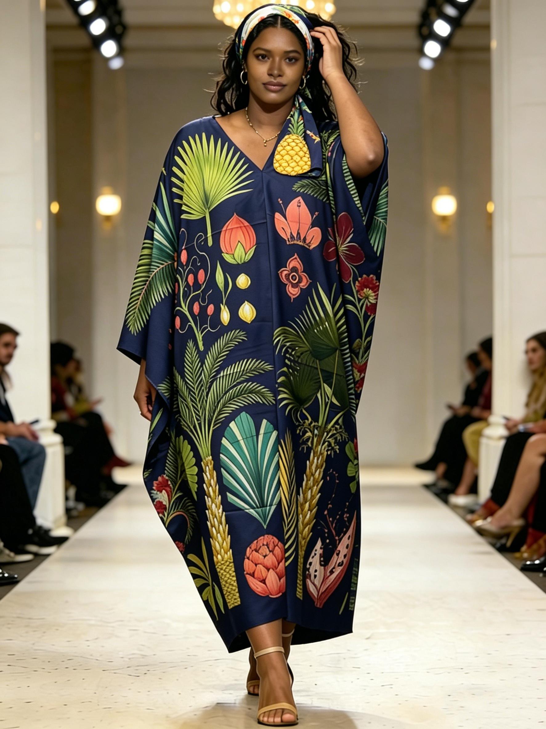 2-piece set woman‘ s Boho Kaftan Beach Cover Up  – Oversized Maxi Dress Beachwear for Summer Vacation & Resort Wear ✨