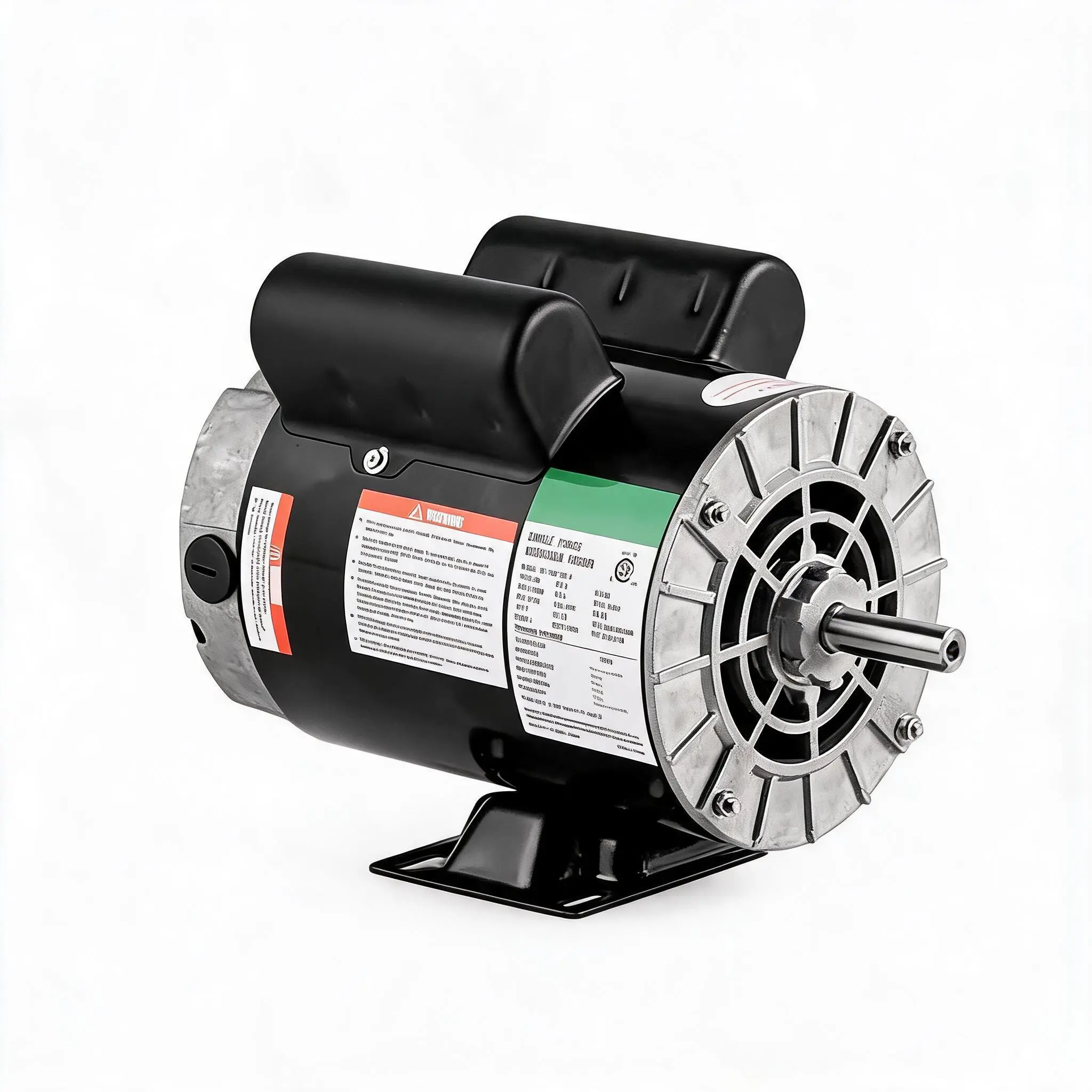 2/5HP Heavy Duty SPL Air Compressor Motor 230v 15.0a 3450RPM, 56 Frame Electric Motor with 5/8" Keyed Shaft, 1.88" Shaft Length, Dual CW/CCW Rotation for Industrial/WorkshopAir Compressors