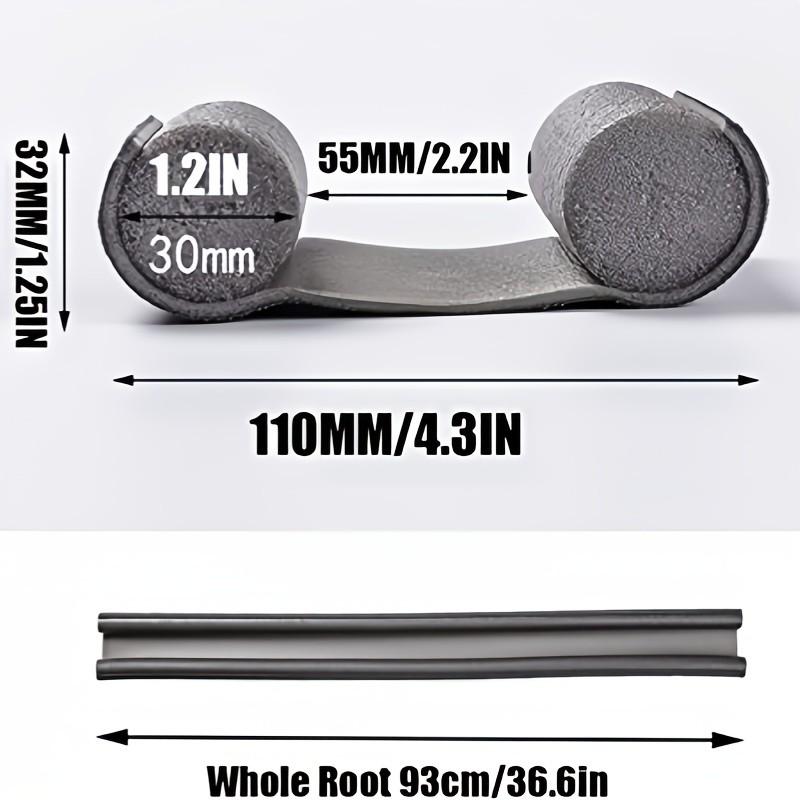 Soundproof Door Seal Strip - Windproof and Noise-Reducing for Door Gaps and Bottom, Easy to Install for Home and Office Doors, Enhanced Door Grip and Thickened Seal, Door Hardware
