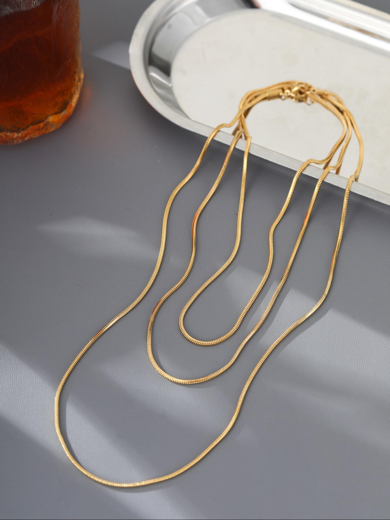 Women's Street Trend Snake Bone Design Necklace, Exquisite Trendy Minimalist Pendant Necklace, Chic Jewelry As Gift for Girlfriend