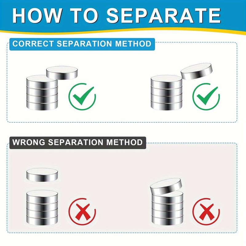 Mini Fridge Magnets Set, Multifunctional Magnet, 30 Pieces 10x2mm, Ideal for Crafts, Office Use, Refrigerator, Versatile Design, Universal Application