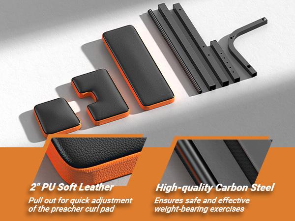 Bearbro 660lb 6-in-1 Adjustable Weight Bench with Multi-Purpose Workout Bench Set With Barbel Rack and Leg Developer for Home Gym Full Body Function Strength Training Bearbro 660lb 6-in-1 Adjustable Weight Bench with Multi-Purpose Workout Bench Set With Barbel Rack and Leg Developer for Home Gym Full Body Function Strength Training