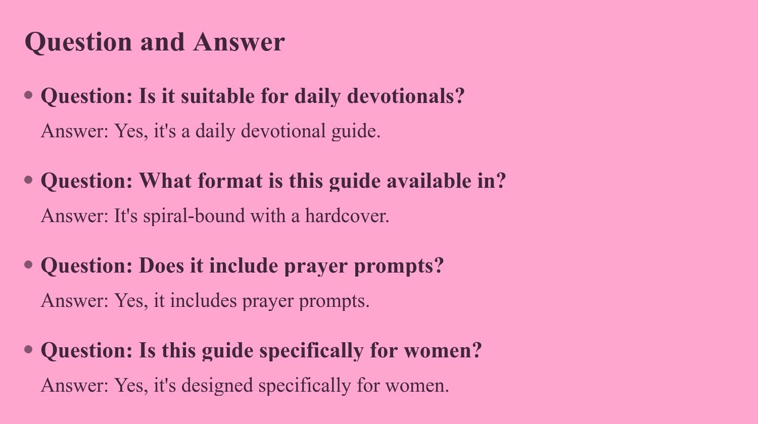 52-Week Bible Study Guide: A year-long daily devotional with Scripture, reflection questions, and prayer prompts (women only) – spiral-bound with an inspiring cover and durable hardcover
