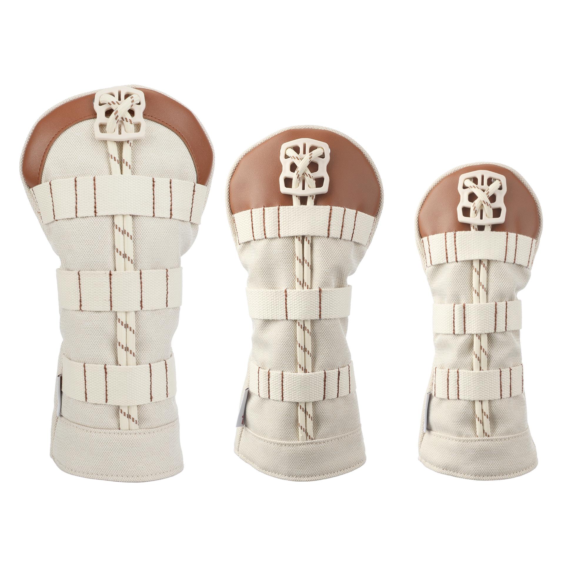 1 pc golf club cover,stylish minimalist and portable,can hold golf tees,suitable for drivers,fairway and hybrids,unisex golf head covers