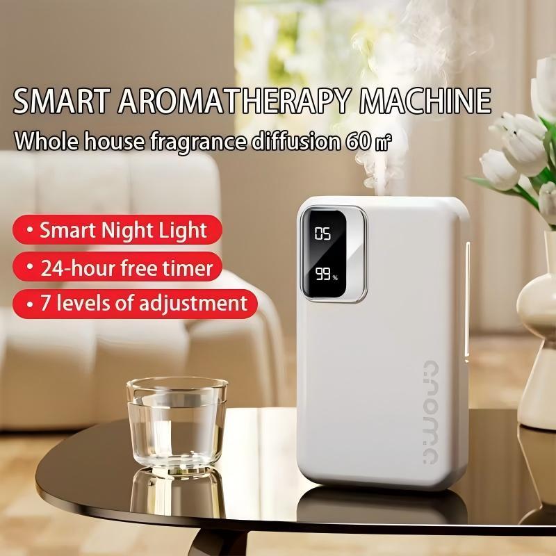 1800mah Aromatherapy Diffuser with Digital Display, USB Rechargeable Up to 20 Days, Quiet Operation for Home Decor Gifts