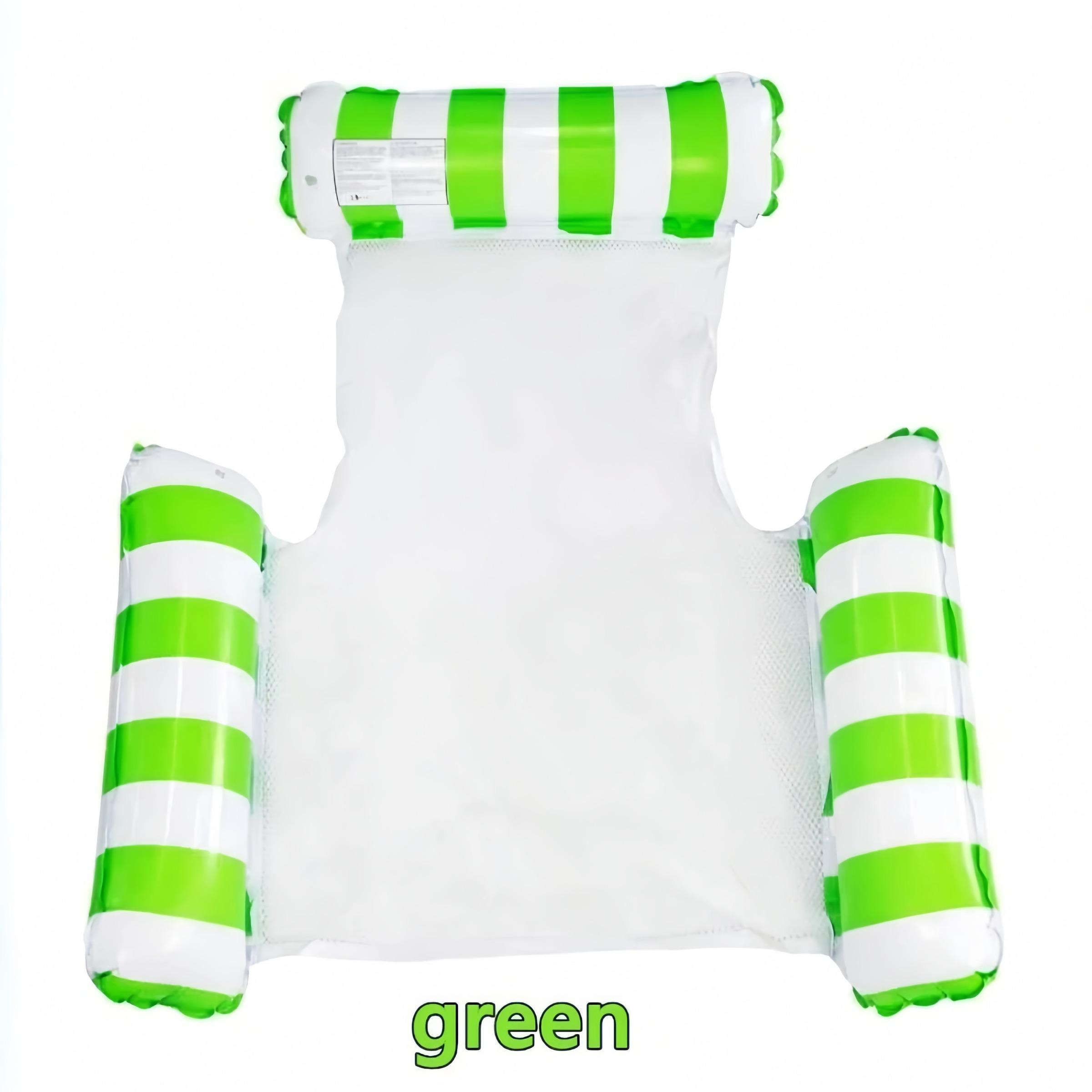 Inflatable Water Hammock Chair, Foldable Pool Float, Beach Party Furniture, Portable Lounge Bed, Summer Gift for Kids & Adults