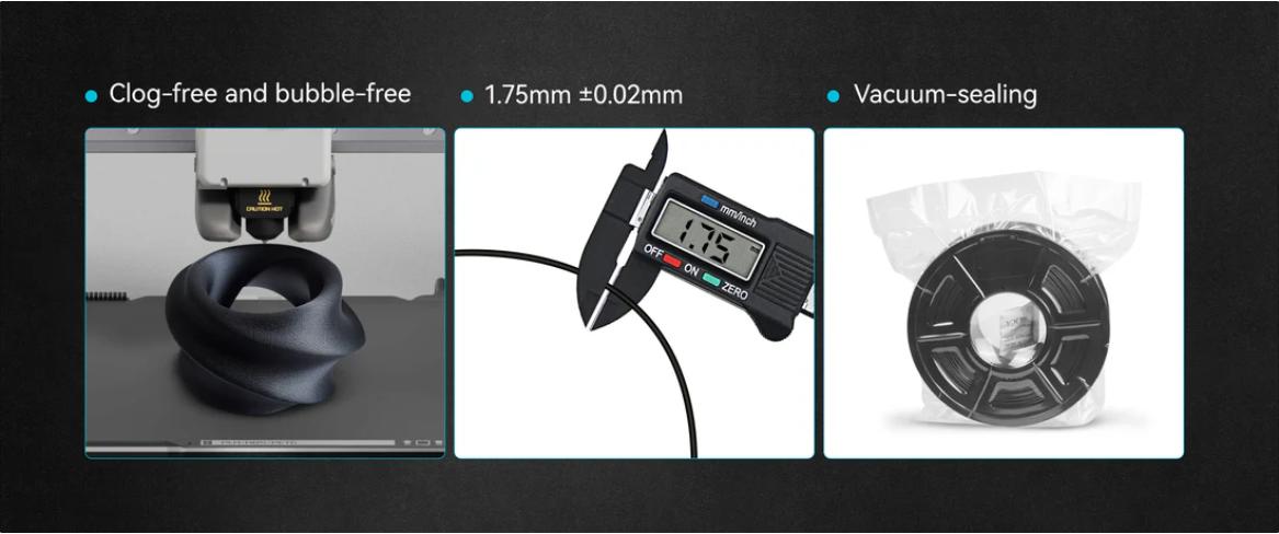 High Speed Matte PETG 3D Printer Filament 1KG for Smooth Matte Finish