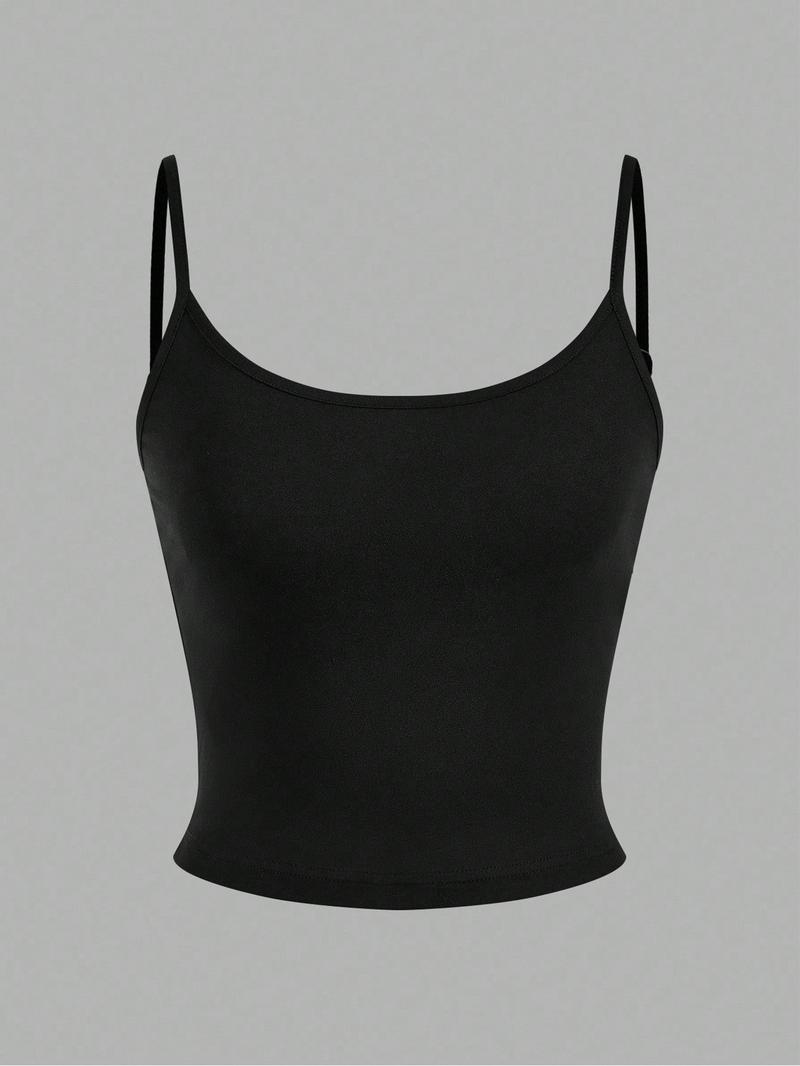 Women's Multi-Color Basic Slim Fit Cami Crop Top, Y2K Style Casual Wear, Perfect for Daily & Stylish Looks