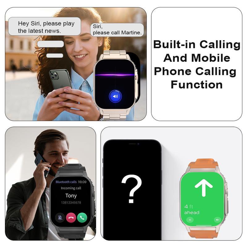 2026 New Arrival Touchscreen Smartwatch with Bluetooth Calling  2.02 HD Display, Outdoor Fitness & Health Tracking, Multi-Sport Smartwatch Gift Smartwatches Cheap smart watch