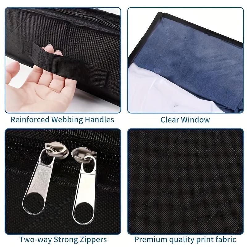 1/4 Pack Bed Under Storage Bags, Dust-Proof Zipper Pouches, Lightweight Multi-Functional, Space-Saving, Ideal for Home Organization