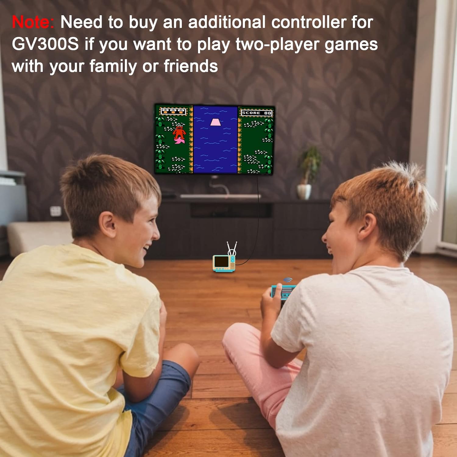 GV300S Mini TV Game Console 308 Games 3 Inch Screen Portable Gaming System for Kids & Gamers Blue Retro Video Games Player with TV Output & 2 Players Mode Xmas Gift GV300S Mini TV Game Console 308 Games 3 Inch Screen Portable Gaming System for Kids & Gamers Blue Retro Video Games Player with TV Output & 2 Players Mode Xmas Gift