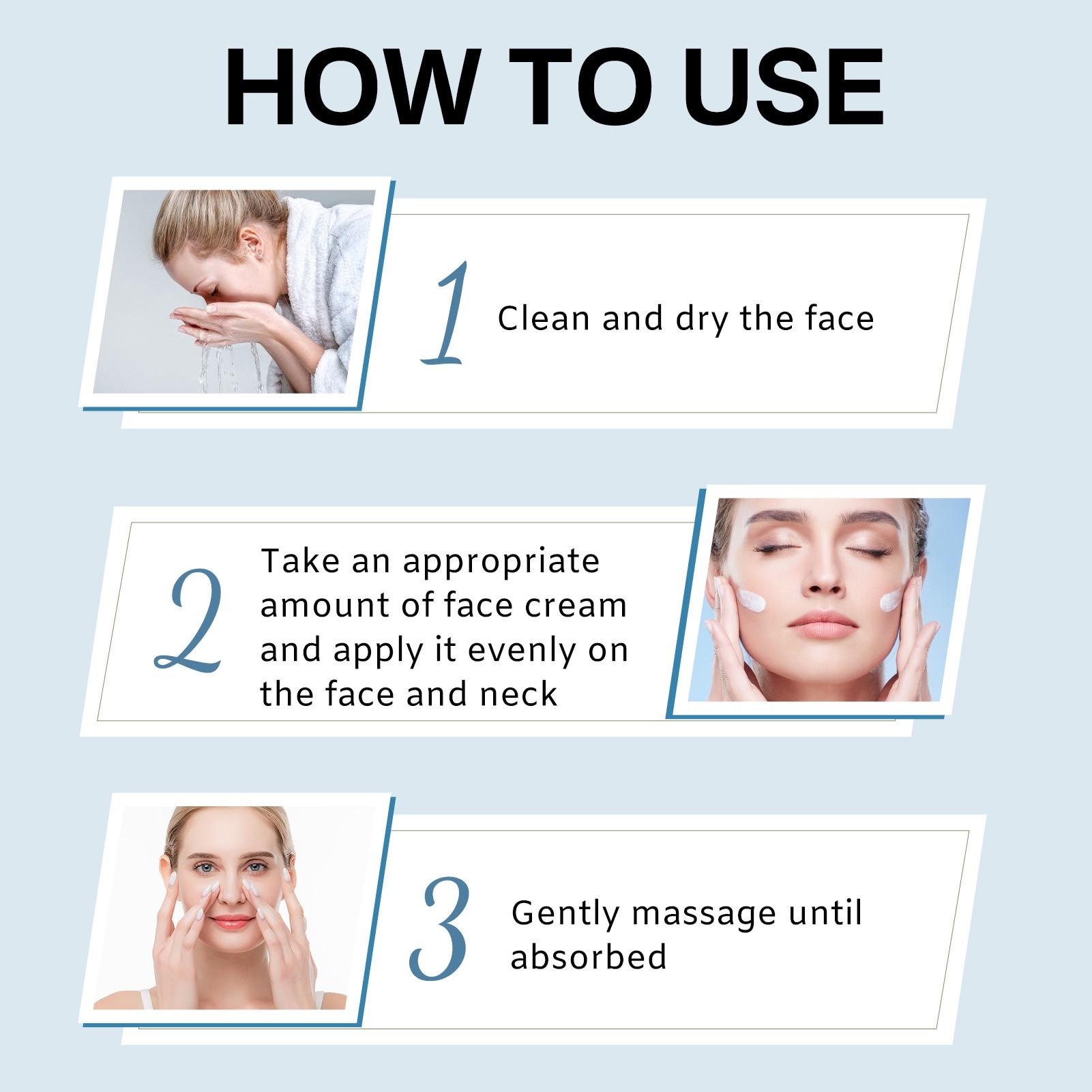 Resveratrol Anti-Wrinkle Face Cream, Hyaluronic Acid & Aloe Vera, Moisturizing Balm, Tightens Skin, Brightens Complexion, All Skin Types