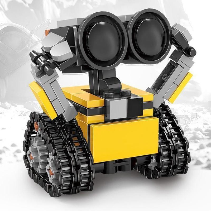 Cute Mini Robot Model Building Kit, Desktop Decoration Collection Display, Holiday Birthday Gift, Fun Assembly Set