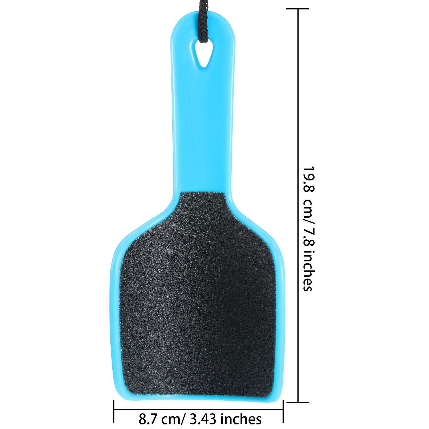 2-Piece Nail Care Kit, Dead Skin Remover Foot Scrubber + Eyebrow Trimmer, Home Use, Easy for Beginners, Complete Manicure and Brow Grooming Set