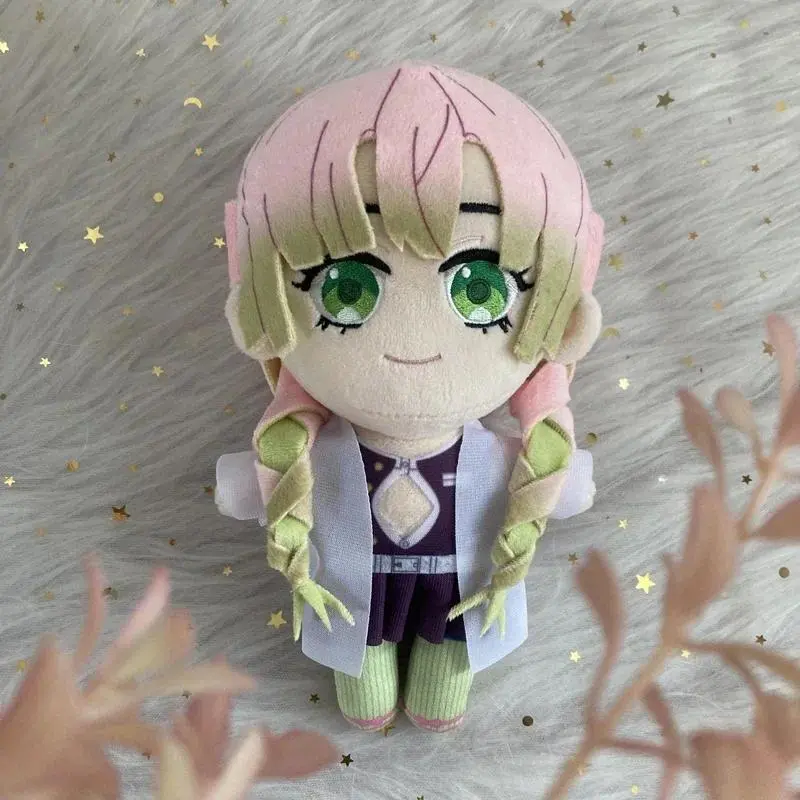 2026 New hot item Kanroji Mitsuri Plush Doll Soft Anime Demon Slayer Cartoon 20cm Kanroji Mitsuri Plusie Toys Holiday Gifts Birthday Collection