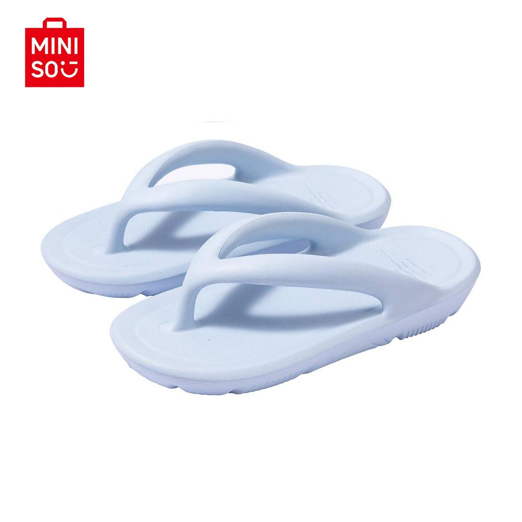 MINISO-Fashion ladies slippers,Comfortable Flip-Flop,Antibacterial, Non-Slip Leisure style,Use daily use,Pink/black/blue Shoe Footwear Women Sandal