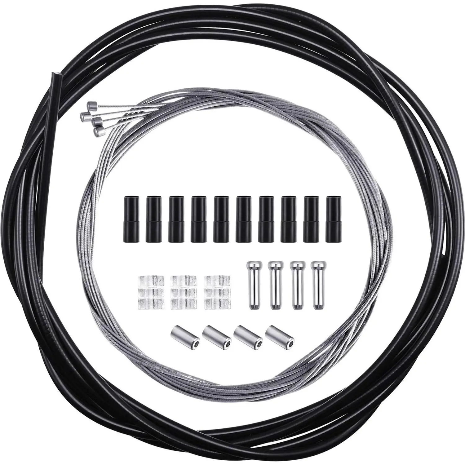 4 Pcs Bike Shifter Cable Universal Mountain Bicycles Shift Cable KitGift