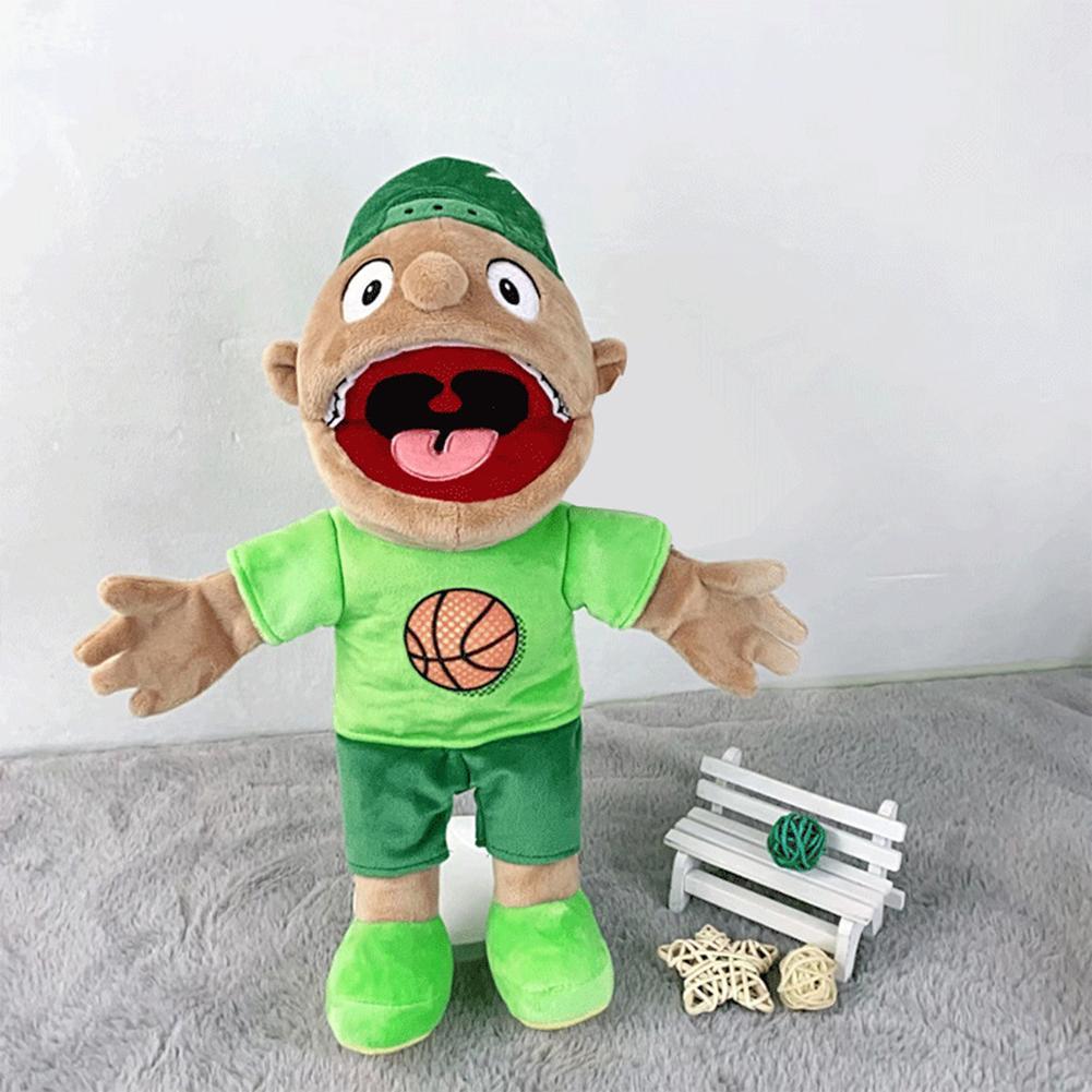 Jeffy Hand Puppet Feebee Rapper Zombie Plush Doll Toy Talk Show Muppet Parent-child Activity Playhouse Birthday Gift for Kids