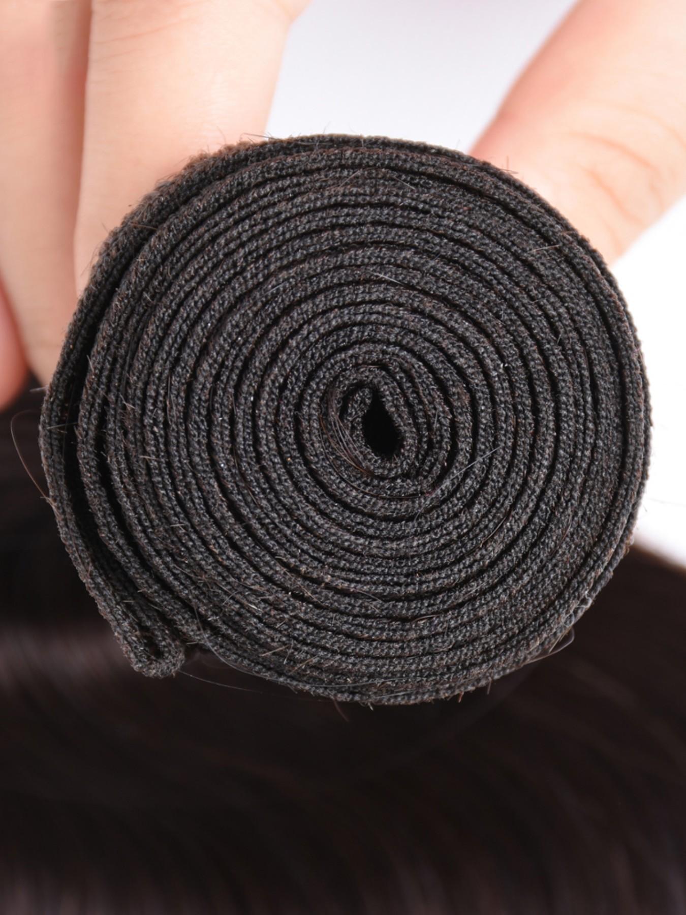 1PC 2#-BW 2# Dark Brown Body Wave Human Hair Bundle, Brazilian Hair Weave