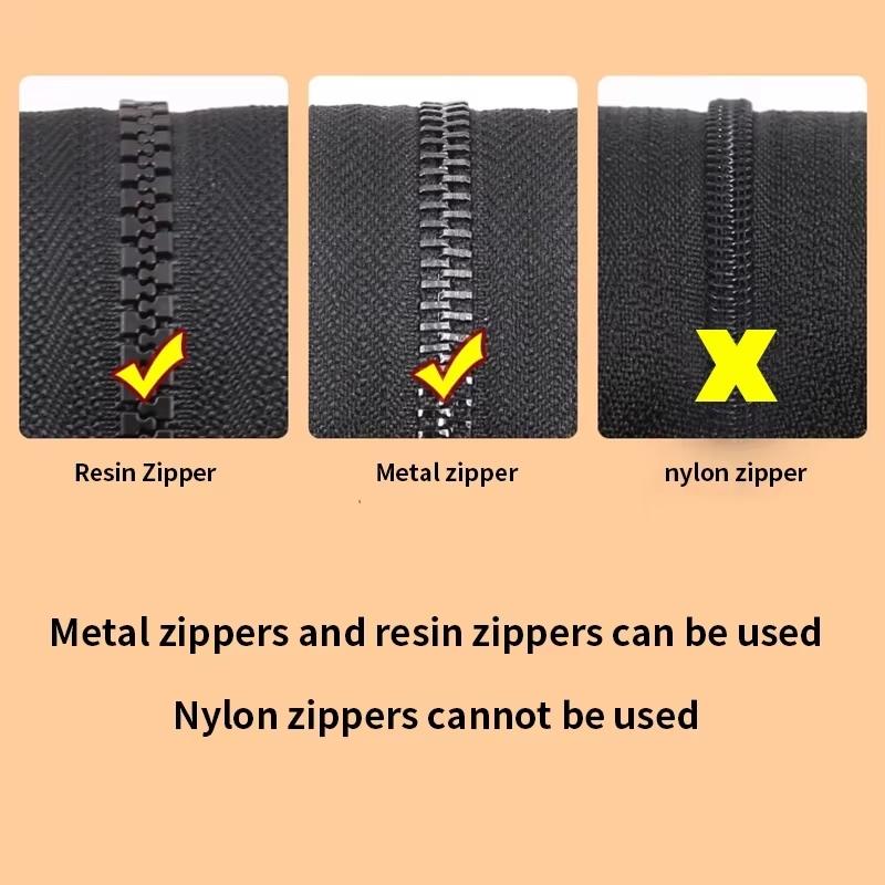 24pcs Universal Zipper Repair Kit for Instant Zipper Fixes, No Sewing Required, Suitable for Jackets, Luggage, Bags - Durable Replacement Zipper Sliders with Easy-to-Install Tools, Jacket Fix, Quick Fix Solution, Outdoor Enthusiasts, Diy Repairers