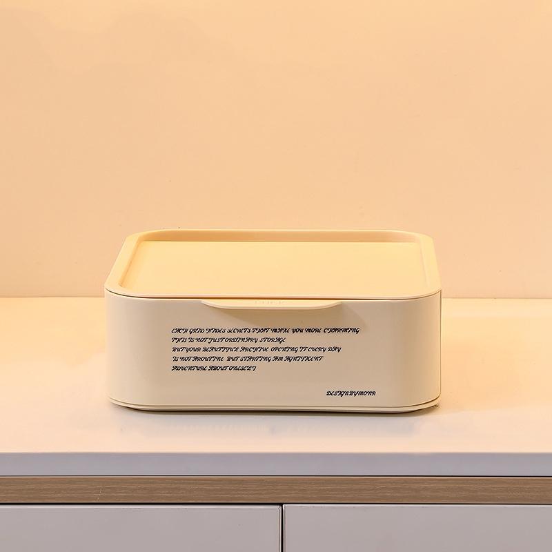 Drawer Organizer - Modular Desktop Storage System, Stackable Plastic Drawers, Non-Slip Base, Space-Saving Vertical Design, Standard Desk Compatible