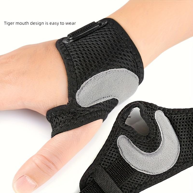 1 adjustable thumb support bracket, equipped with plastic aluminum clamp - compression strap, hook and loop buckle, used to stabilize thumb and fingers - lightweight and breathable daily use package