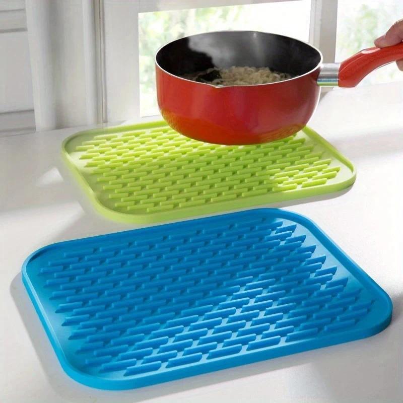 1pc Heat-resistant table mats, heat-insulating pot pads, cup coasters, decorative placemats, kitchen heat insulation pads
