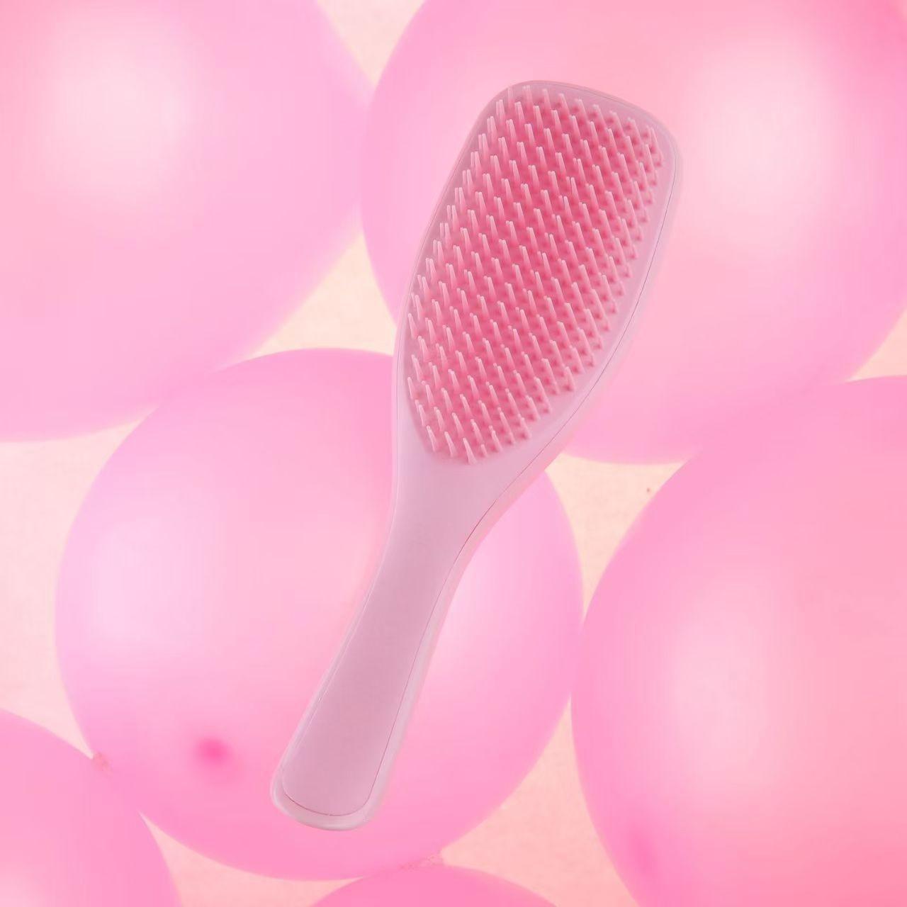 Women's Long Hair Ultra Soft Cushion Comb, Volumizing Smooth Massage Brush, Anti-Static Long Handle Comb for Dormitory Use