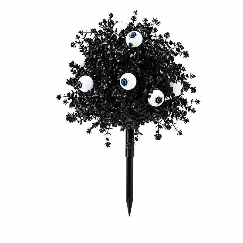 Halloween Outdoor Tree Stake Decoration, Artificial Dead Tree Yard Decor, Spooky Lawn Haunted House Party Prop, Decoration Props