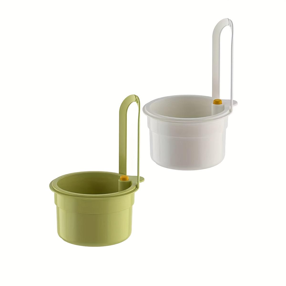 Hands-Free Squeezer Drain Basket, Strainer Basket, Food Waste Filter, Food Colander Kitchenware, Hanging Kitchen Sink Drain Basket, Faucet Drain Basket, Separate Drain Basket, Kitchen Storage, Sponge Drain, Dishcloth Drain