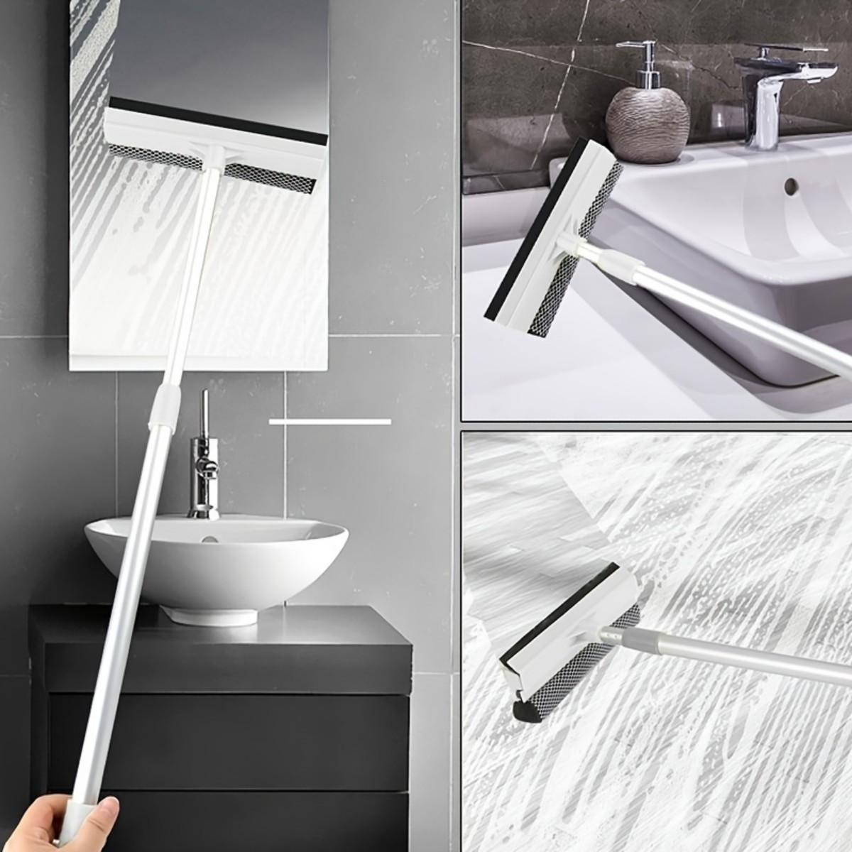 Adjustable Extendable Dual-Sided Window Brush, Efficient Glass & Frame Cleaner Tool, Multifunctional Window Cleaning Brush