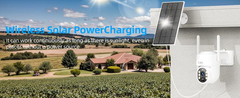 4G LTE Cellular Solar Surveillance Security Camera – 2K HD Video 360° View, No WiFi, No Power Cord Required, Remote APP Controlled, WaterProof, Motion Activated, Night Vision, 4G Data Card Included (Data refill is required for Unlimited 4G data usage)