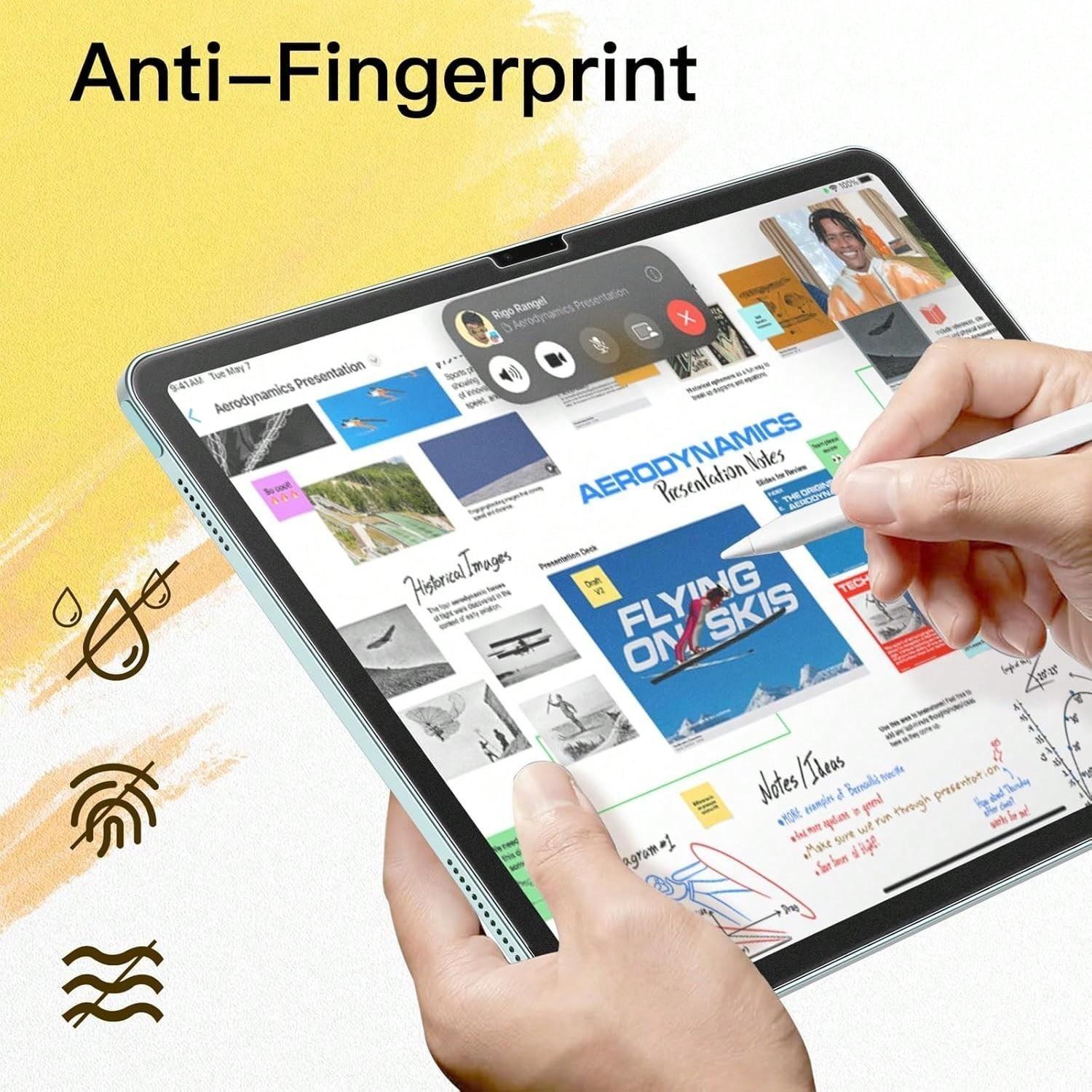 High-Quality Pet Screen Protector Film, Compatible with iPad (air4/5/6/7), Anti-Fingerprint & Scratch Resistant, Full Coverage Display Guard