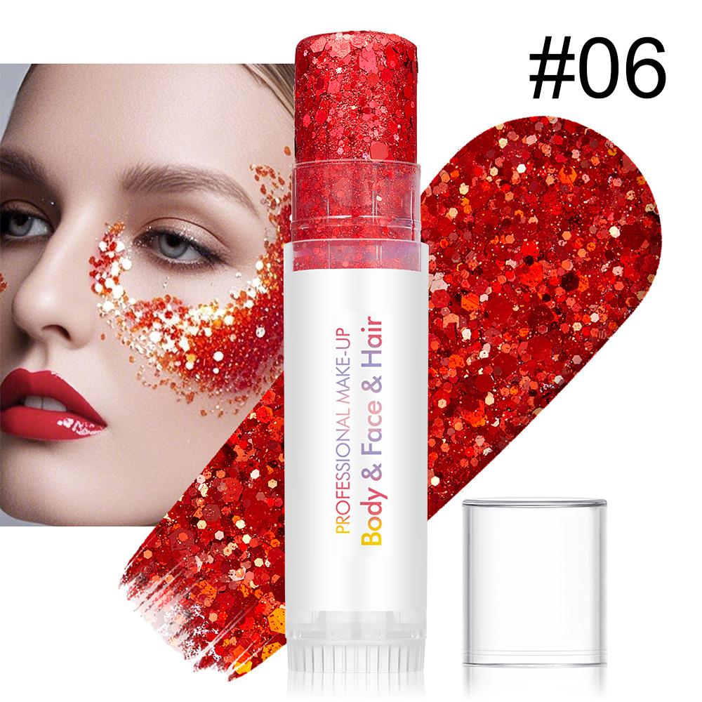 Single Pack Diaoni Magic Party Glitter Stick, Christmas, Easy Application, Long-Lasting Shine, Multi-Use for Face, Neck, Body, Cosplay, Parties, Music Festivals