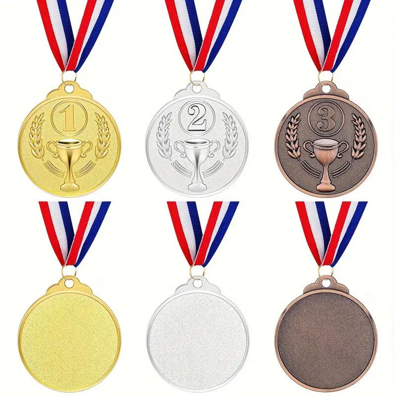Number Medal, Gold Silver Bronze Award Medals, Sports Medal, Medals for School, Sports Meeting, Sports Events, Celebration Souvenir