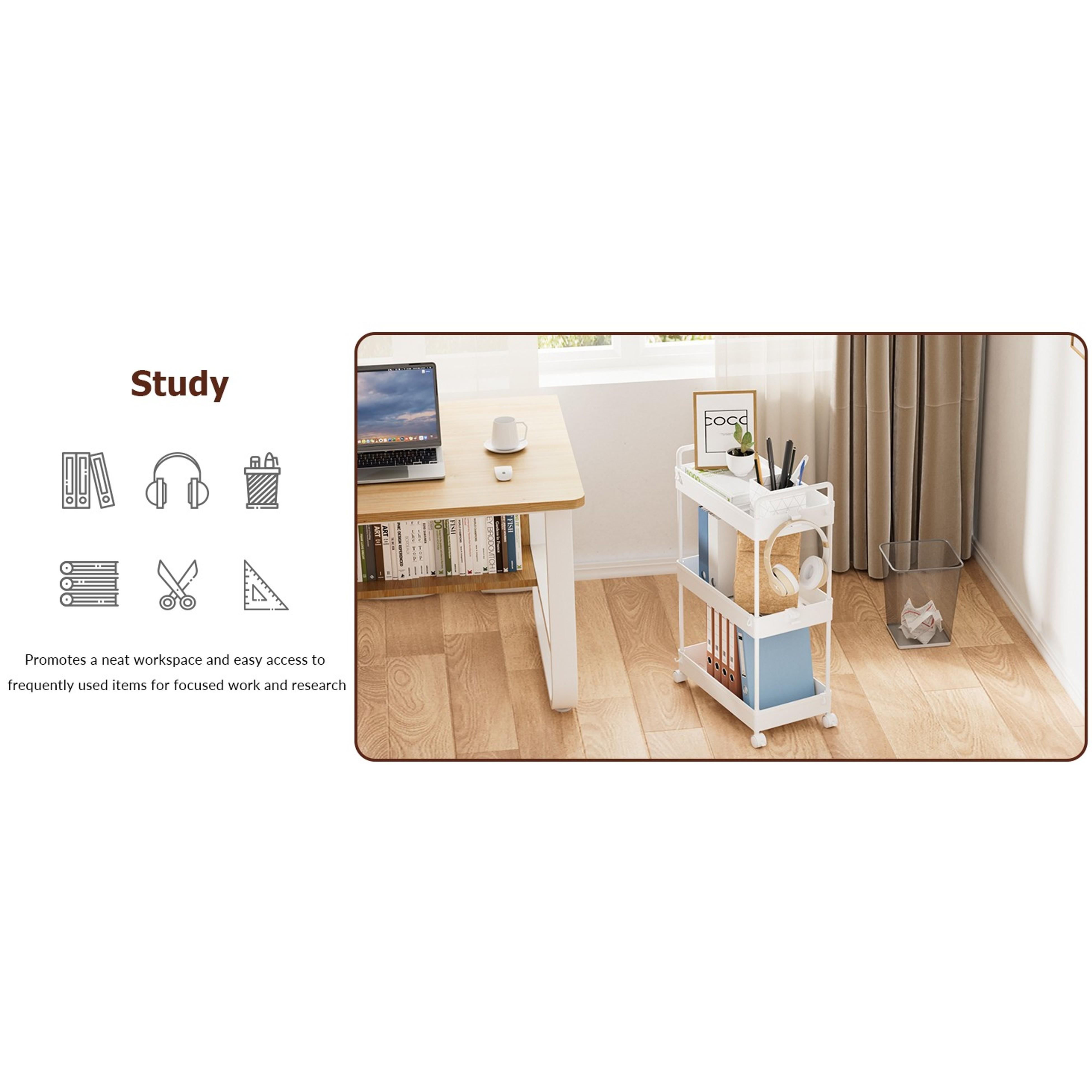 3-Tier Slim Rolling Storage Cart with Wheels, White Utility Organizer for Bathroom, Laundry, Kitchen, Bedside & Dorm, Fits Art, Craft, Snack, Makeup, Nail, Diaper & Postpartum Baby SuppliesGift 3-Tier Slim Rolling Storage Cart with Wheels, White Utility Organizer for Bathroom, Laundry, Kitchen, Bedside & Dorm, Fits Art, Craft, Snack, Makeup, Nail, Diaper & Postpartum Baby SuppliesGift