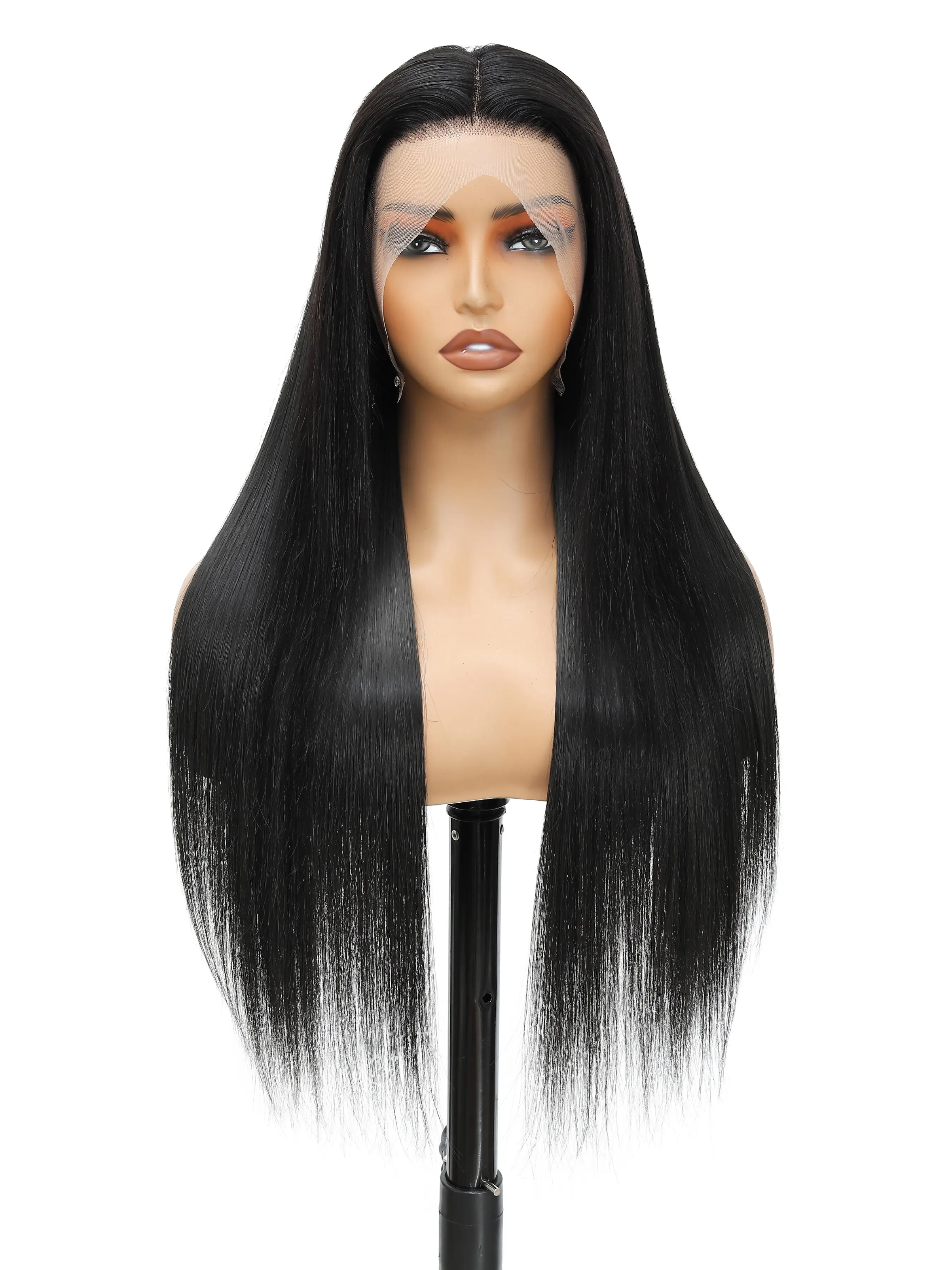 40 Inch 200% Density Long 13x4 Synthetic Lace Front Wigs For Women Heat-Resistant Hair 13x4 HD Transparent Lace Frontal Wigs Wigs Pre Plucked For Women's Daily And Holiday Occasions Wig